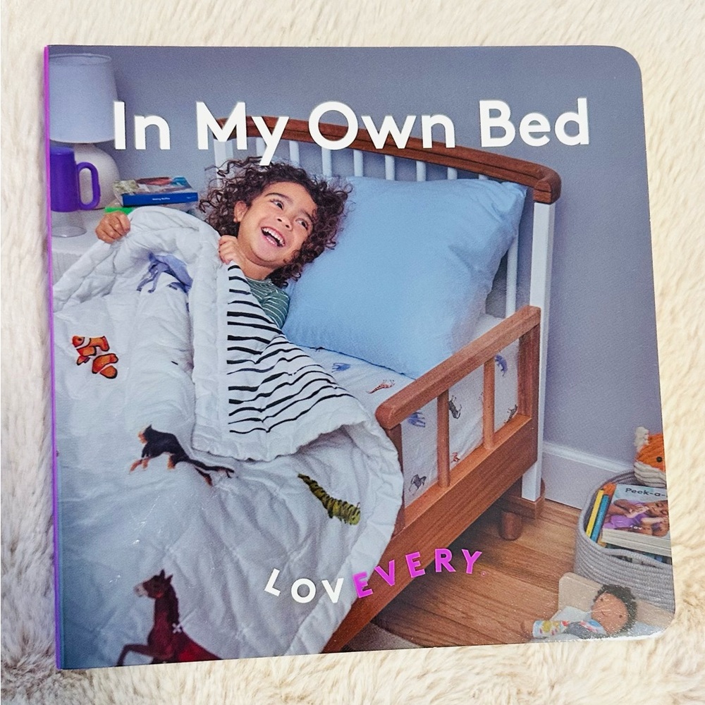Lovevery board book “In My Own Bed”